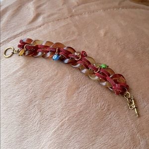 Tortoise and Evil Eye Bracelet